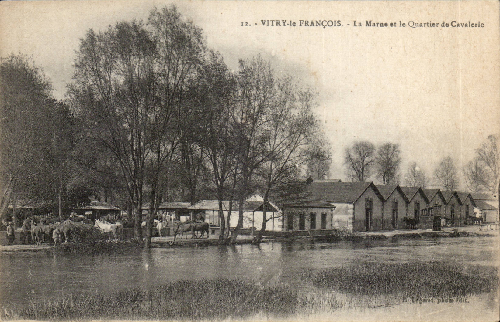 Vitry François CPA the Marne and the district of cavalry