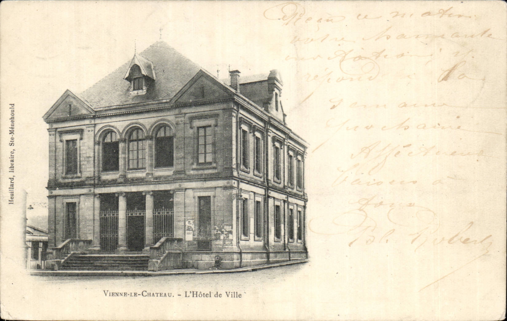 Vienna castle CPA the town hall