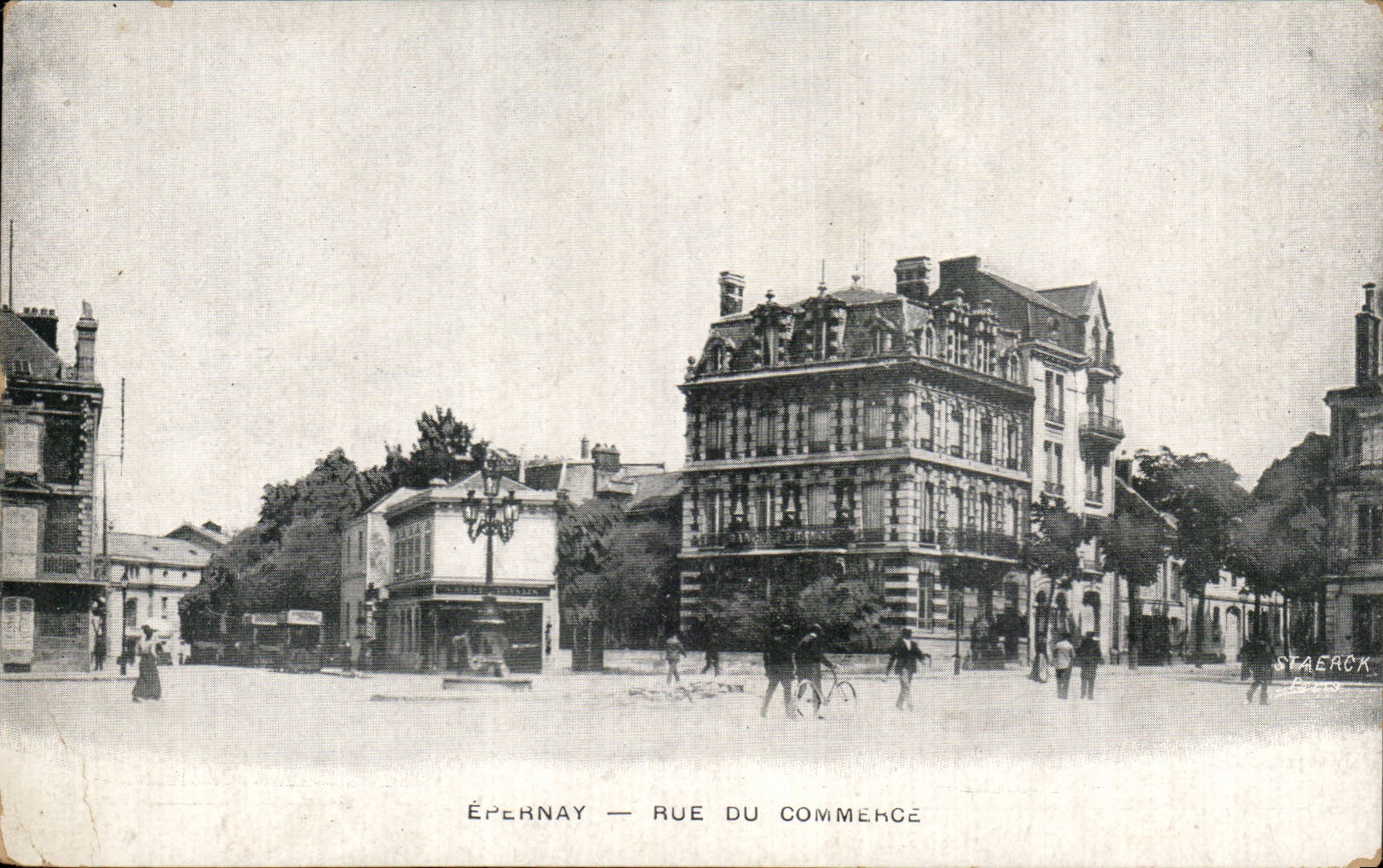 Epernay CPA Rue du commerce