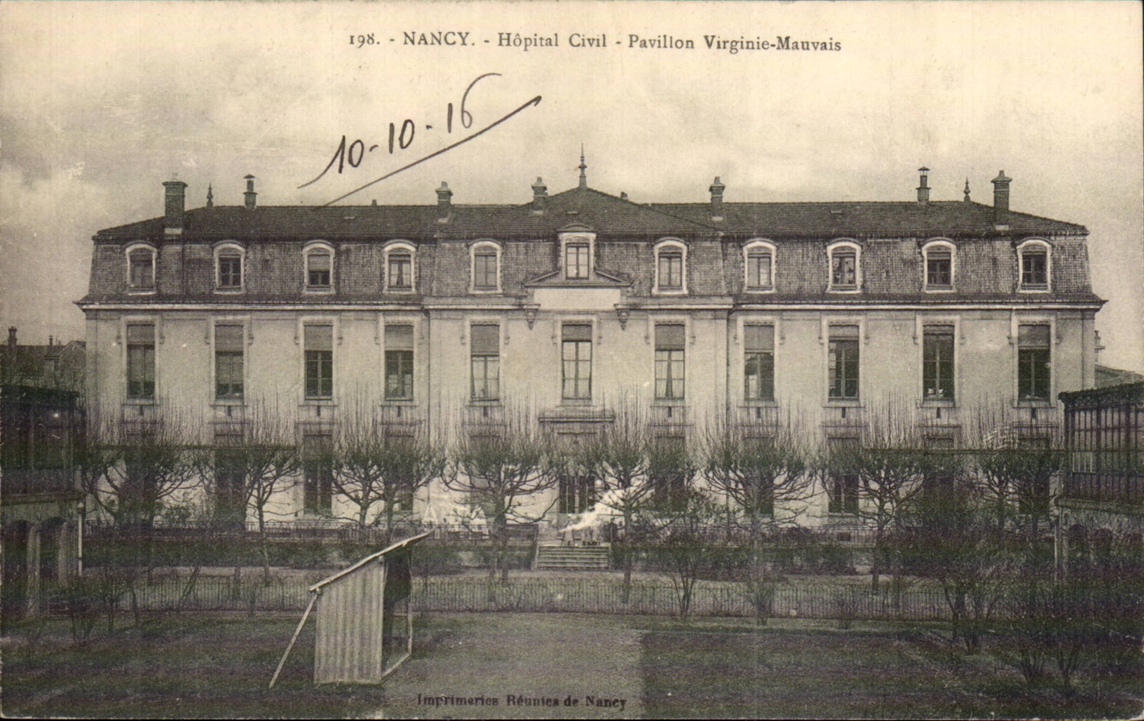 Nancy CPA Hopital civil Pavillon virginie Mauvais