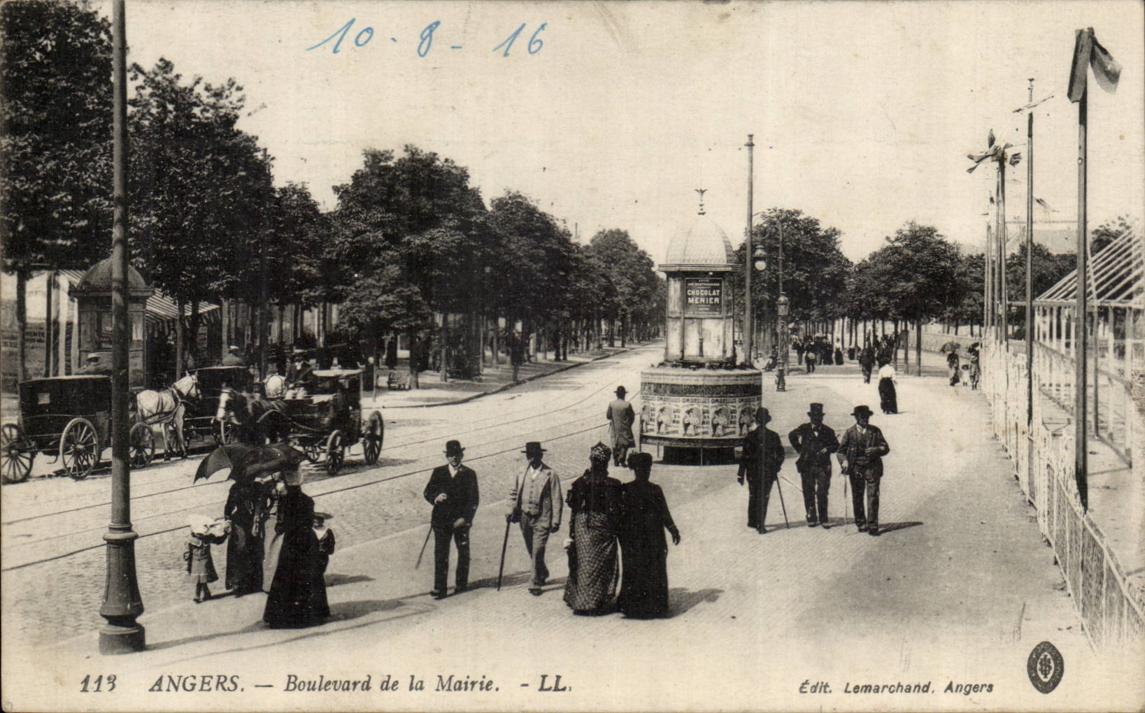 Angers CPA Boulevard of the Town hall