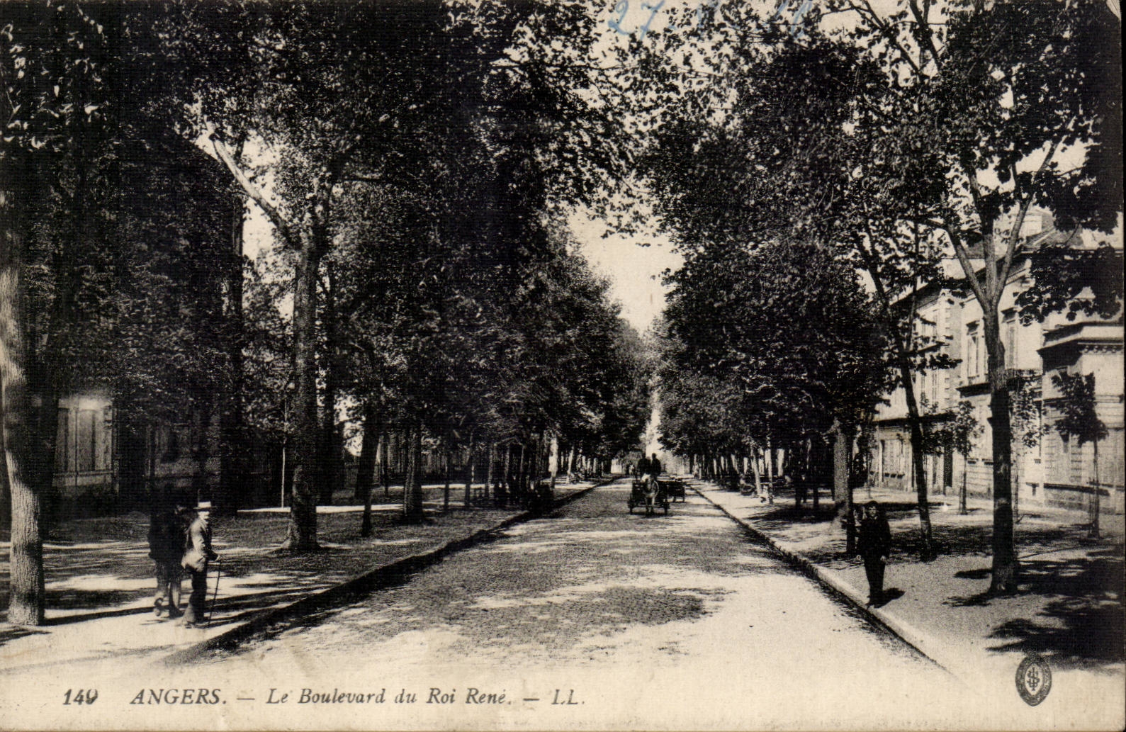 Angers CPA the boulevard of king Rene