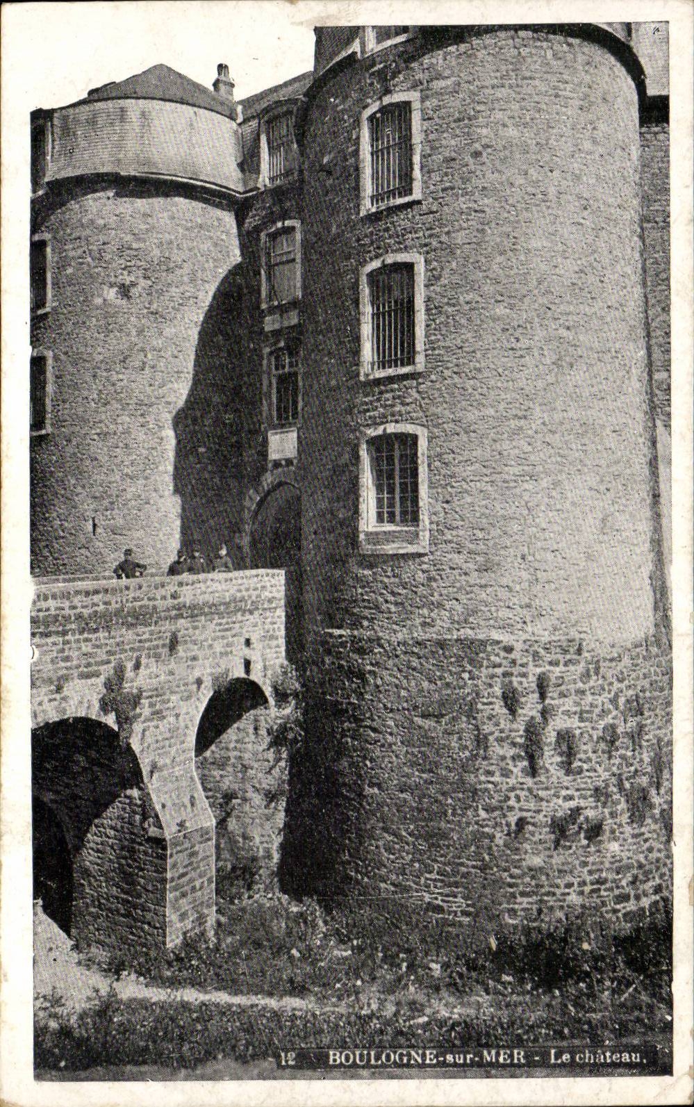 Boulogne on Sea CPA the castle