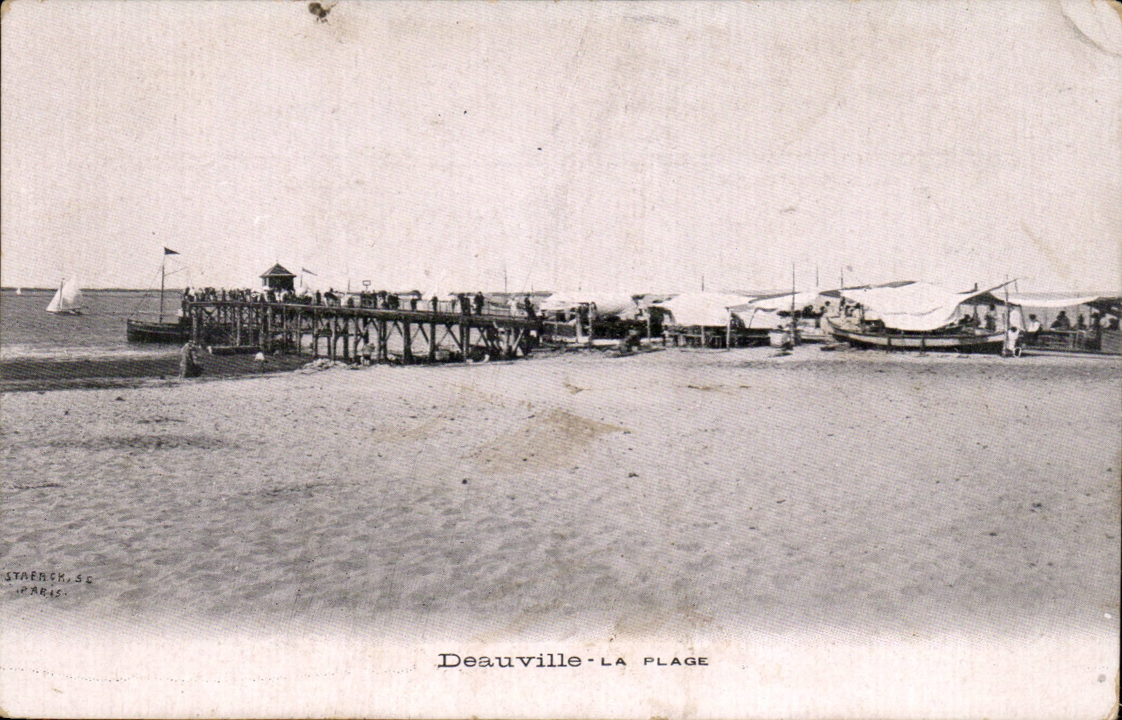 Deauville CPA the beach