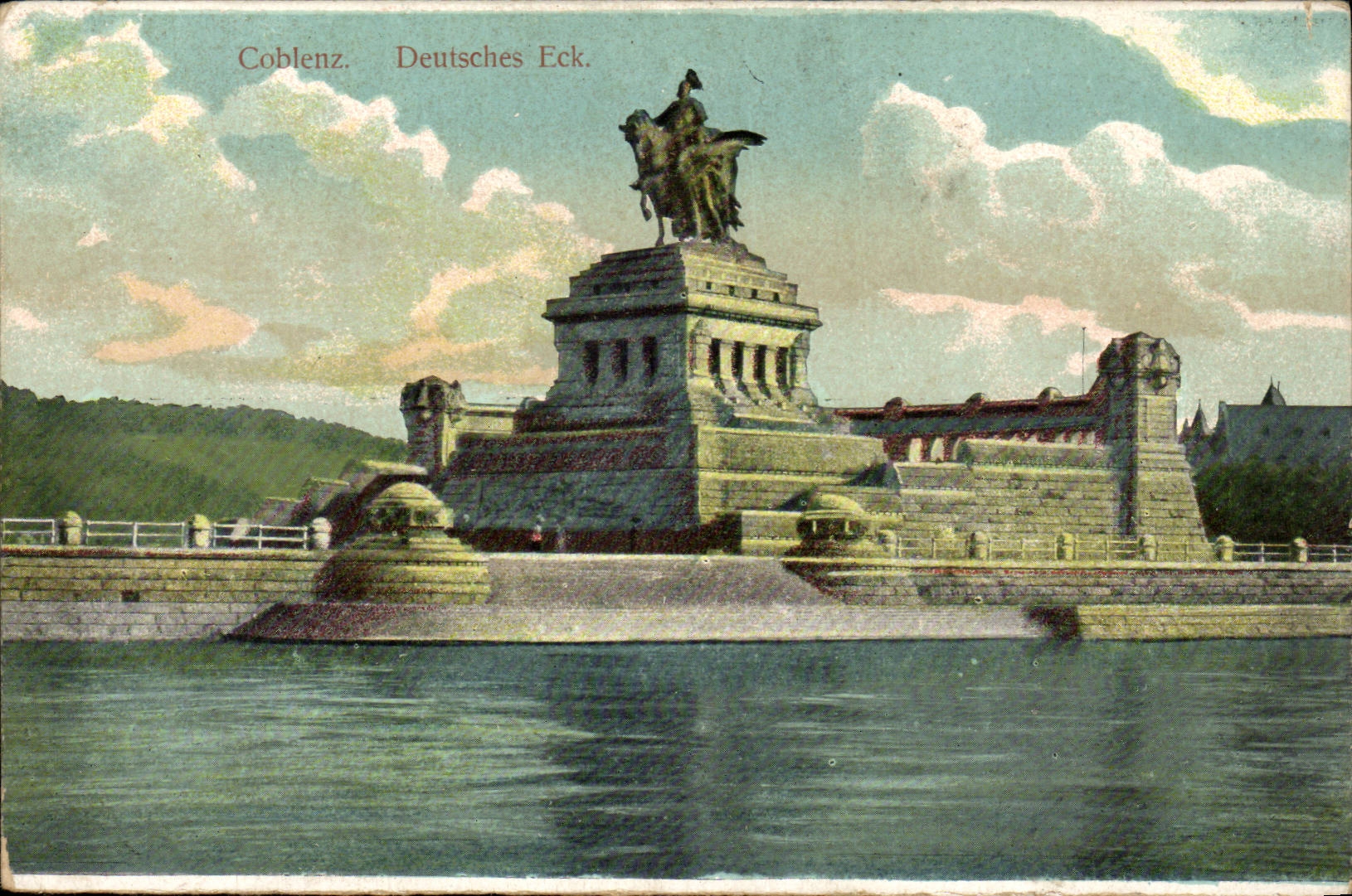 Germany CPA Coblenz Deutsches Eck