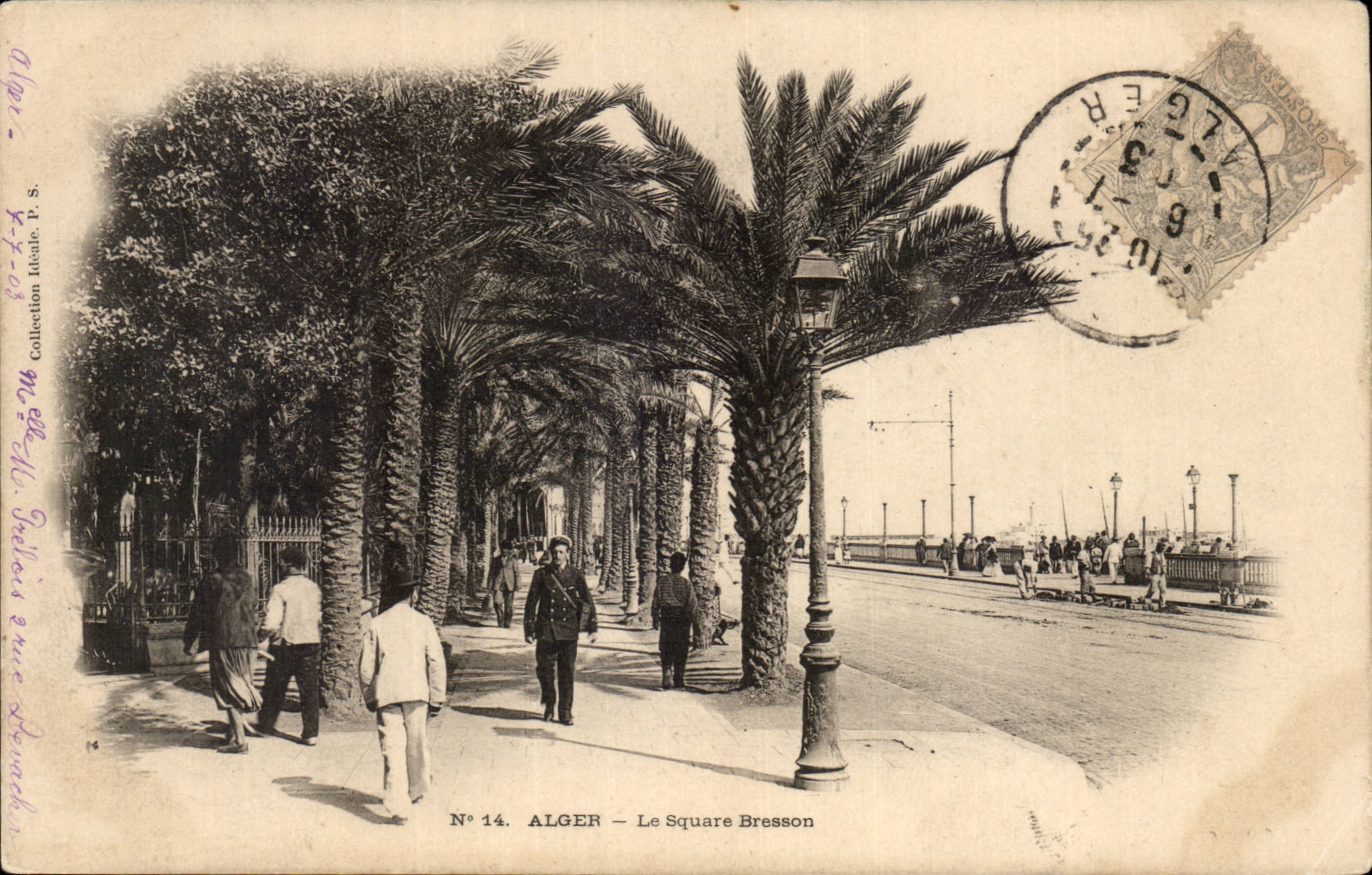 Allgemeiner Garten Algerien-Algiers CPA Bresson