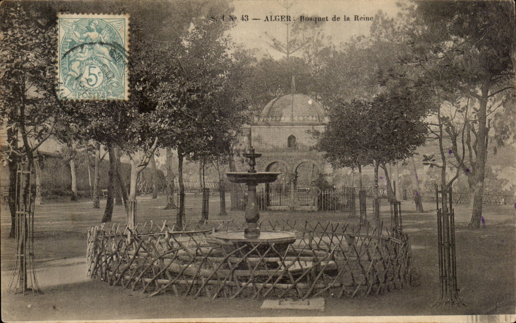 Dickicht Algerien-Algiers CPA der Konigin