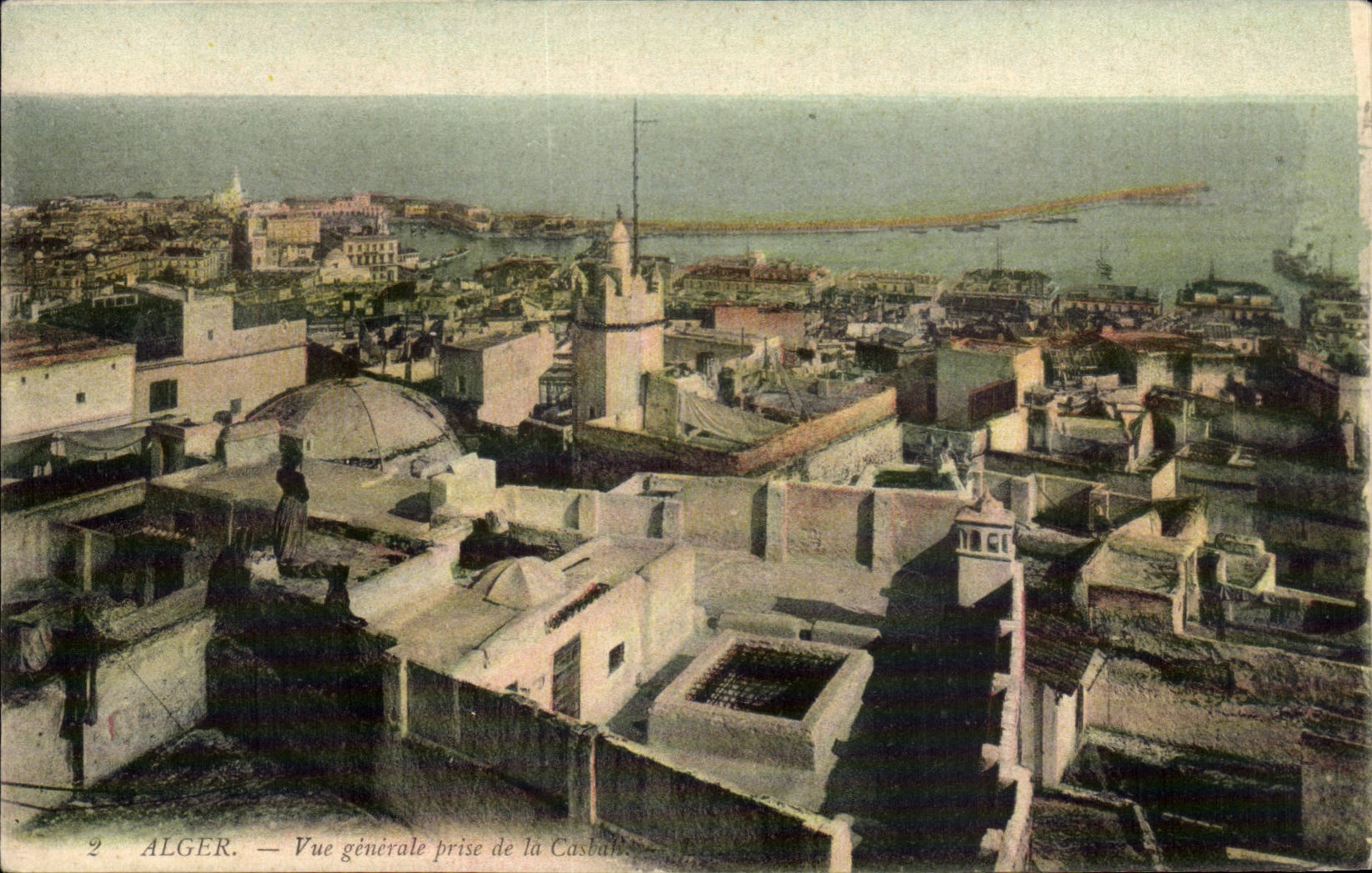 Ansicht die Algerien-Algiers CPA vertreten vom kasbah