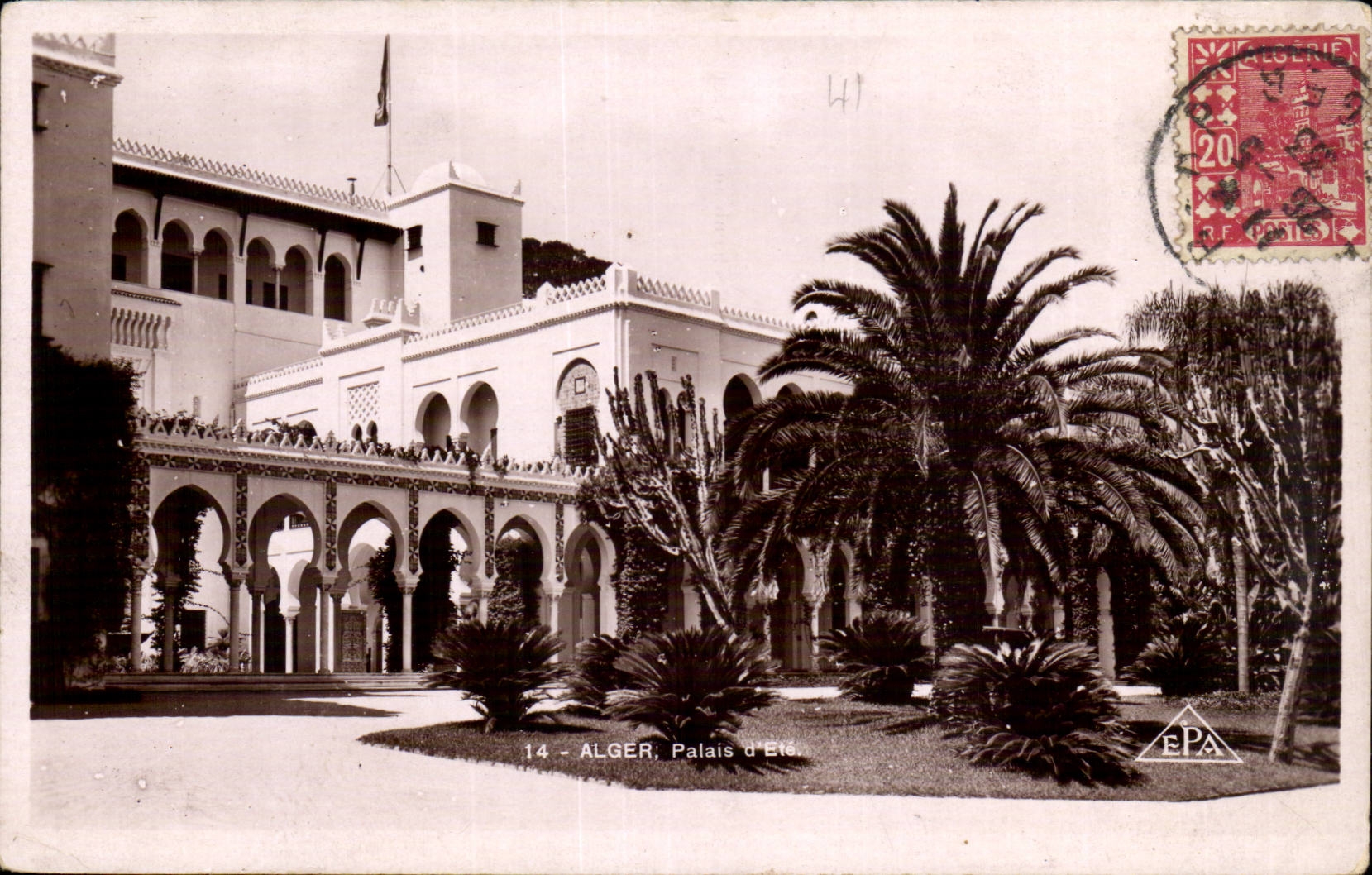 Gaumen Algerien-Algiers CPA des Sommers