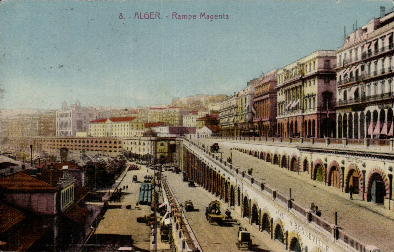 Algerien Algiers CPA kriecht Magenta