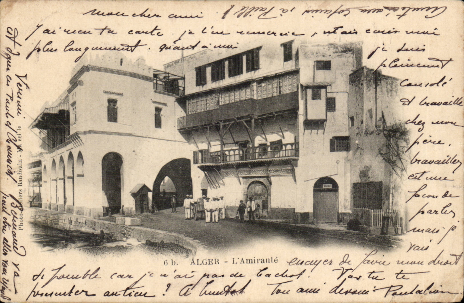 Algerien Algiers CPA Admiralitat