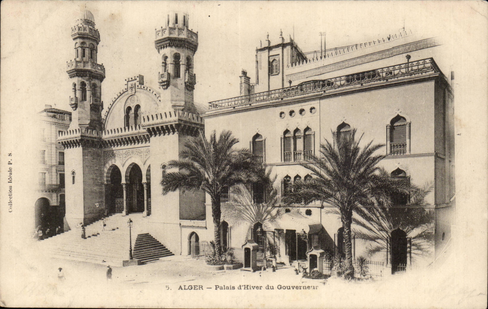 Gaumen Algerien-Algiers CPA des Winters des Gouverneurs