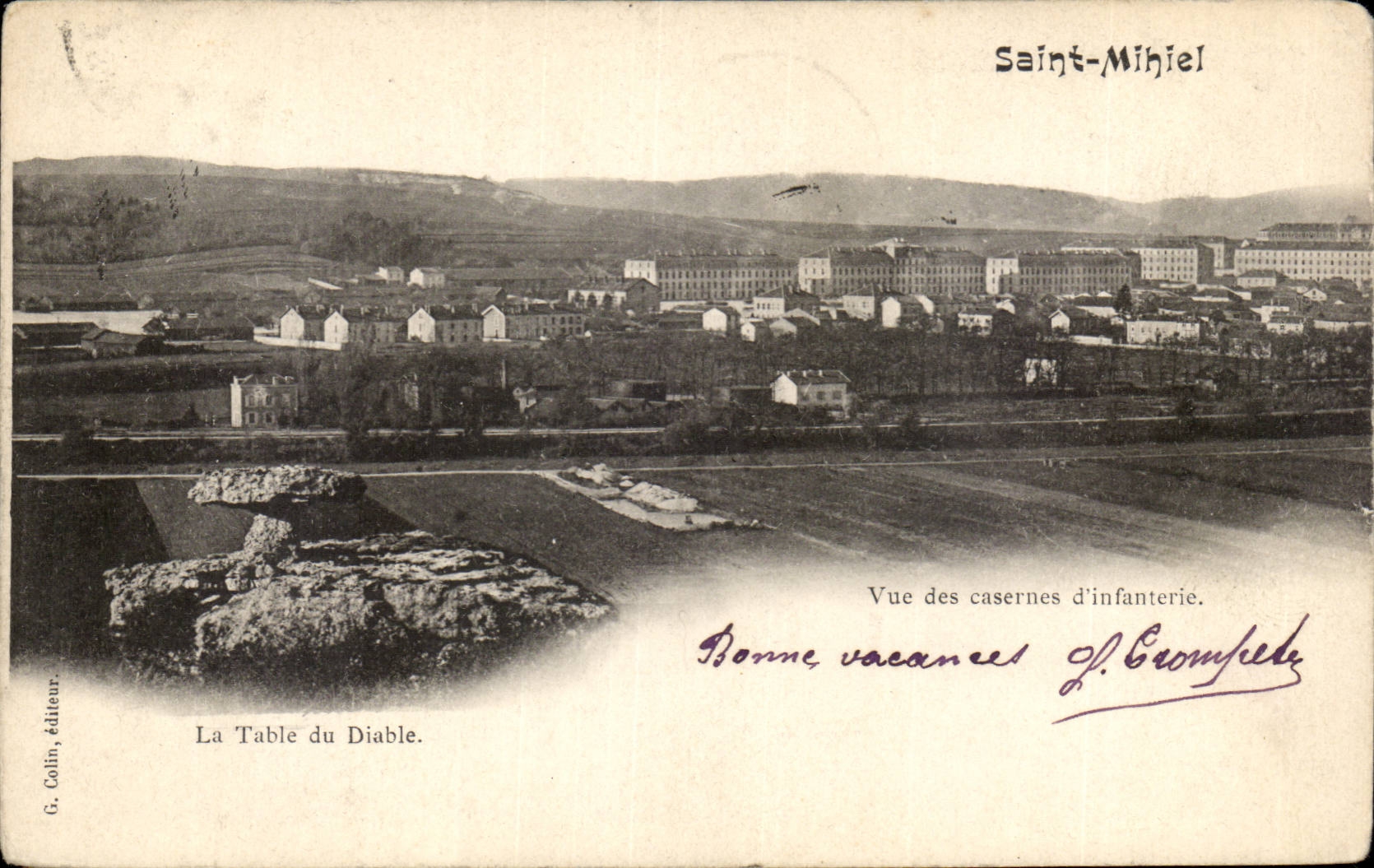 Saint Mihiel - Sight of the Barracks of infantrie - CPA
