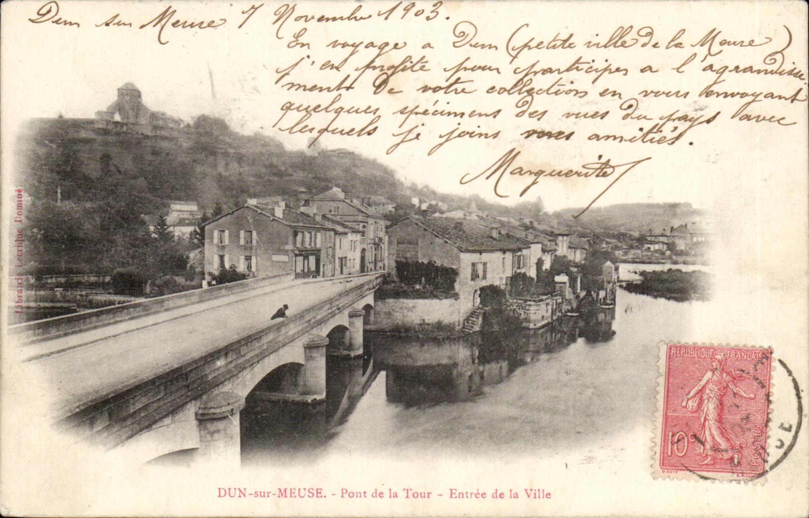 Dun on Meuse - Bridge of the Tower - Entrance of the City - CPA