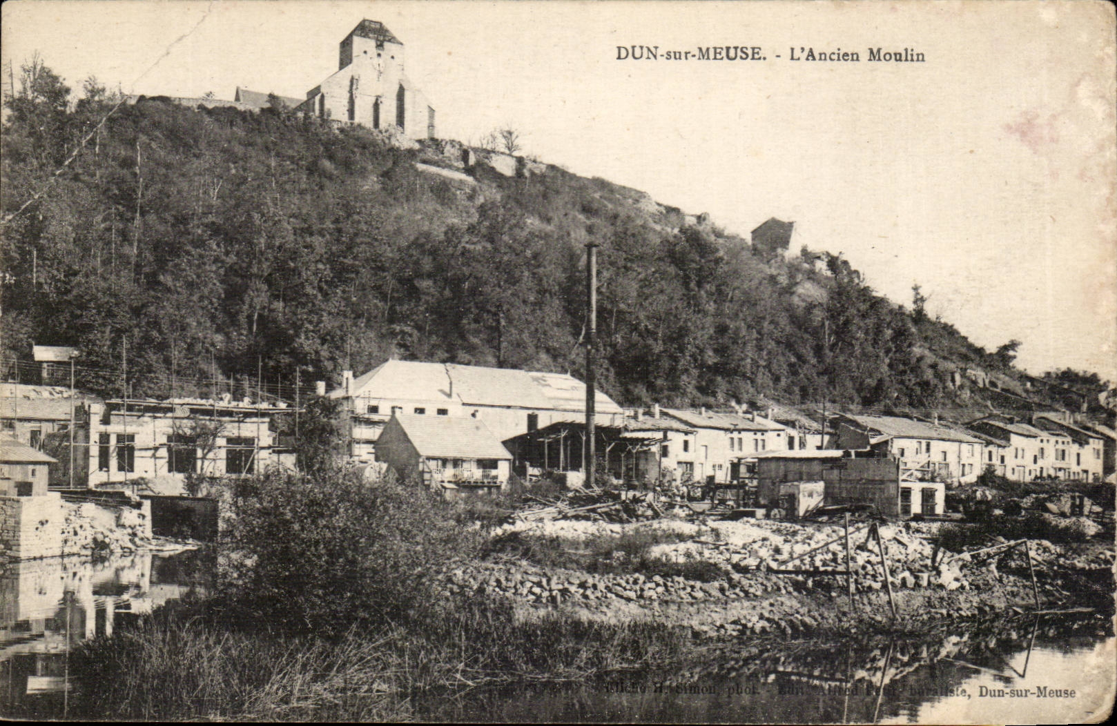Dun on Meuse - the Old Mill - CPA