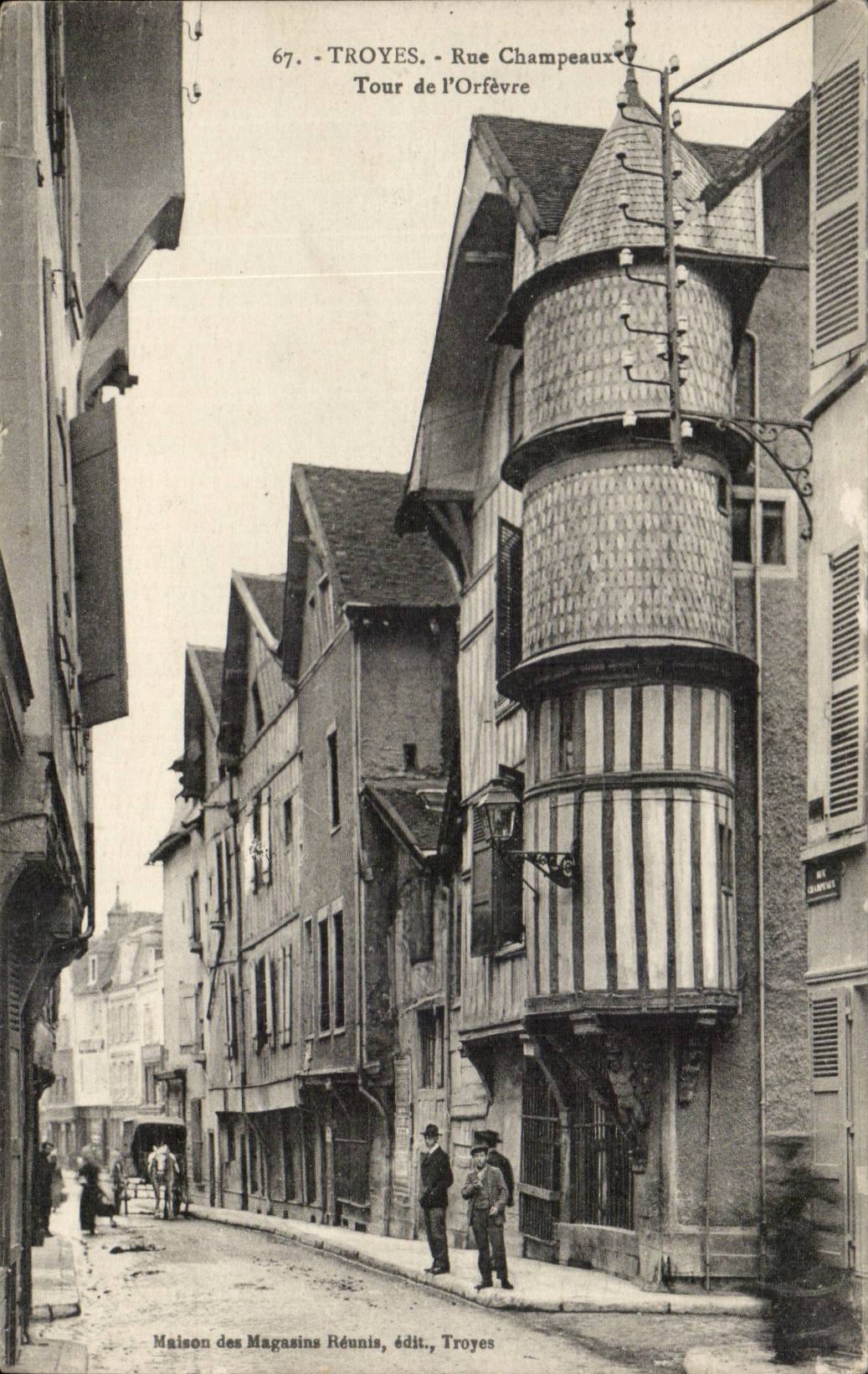 Troyes CPA Street Champeaux Turn of the goldsmith