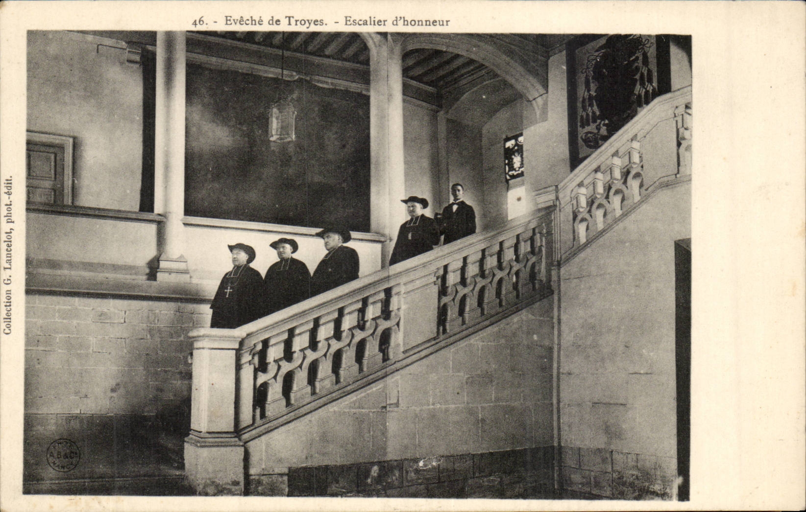 TRoyes CPA Eveche Main staircase (priests bishops)