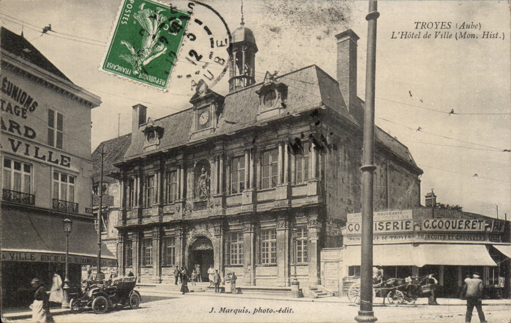 TRoyes CPA Town hall (automobile Coqueret confectionery)
