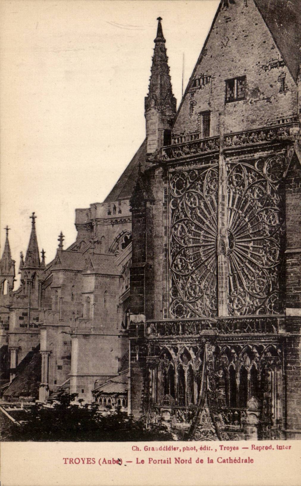 Troyes CPA the northern cathedral gate
