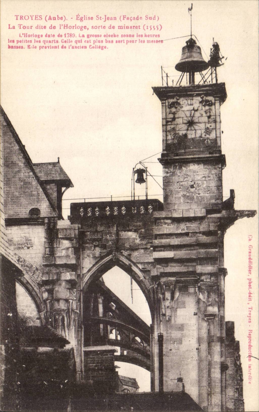 Troyes CPA Church Saint Jean (Southern frontage)