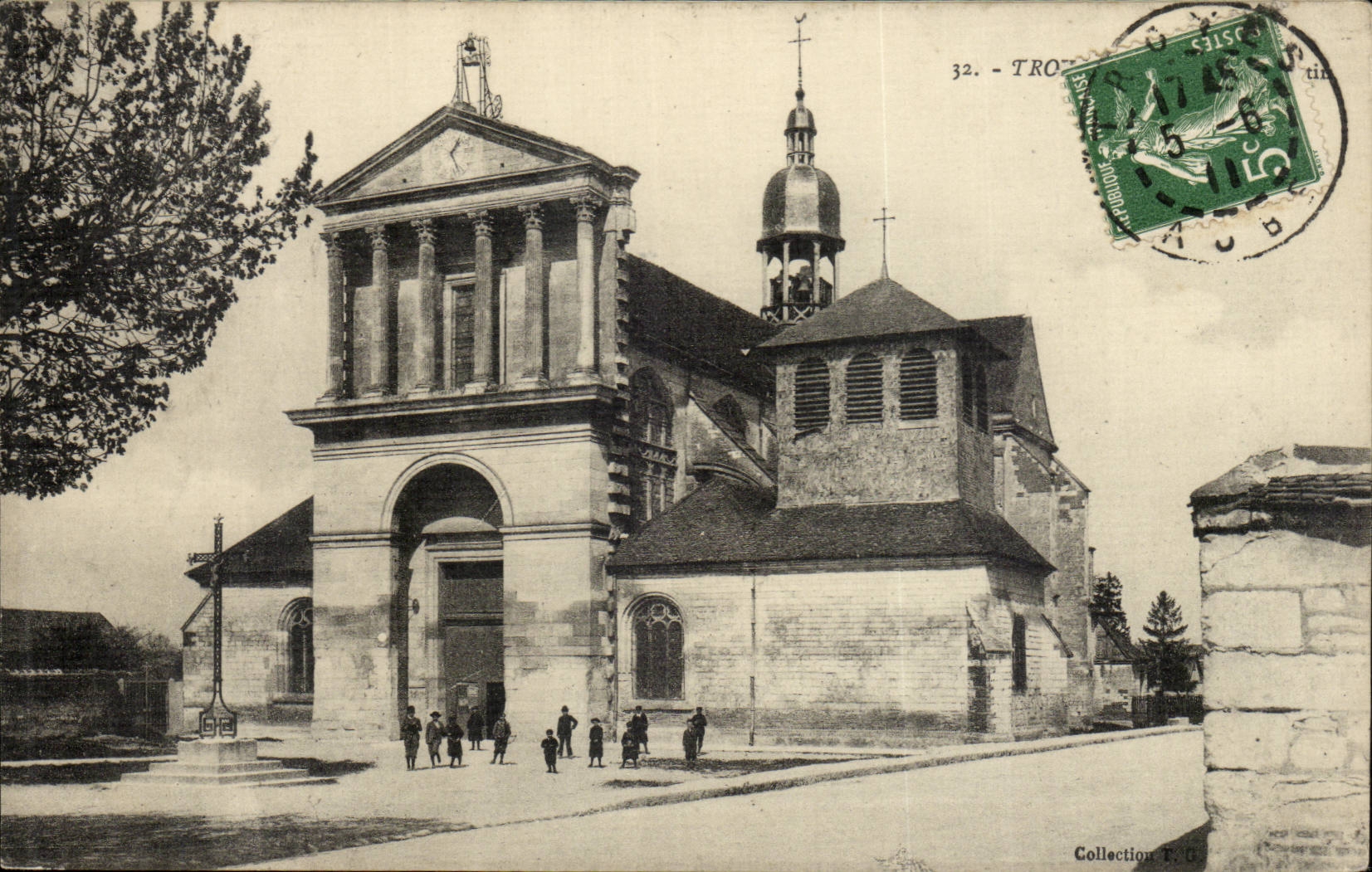 Troyes CPA Eglise Saint Martin be Vines