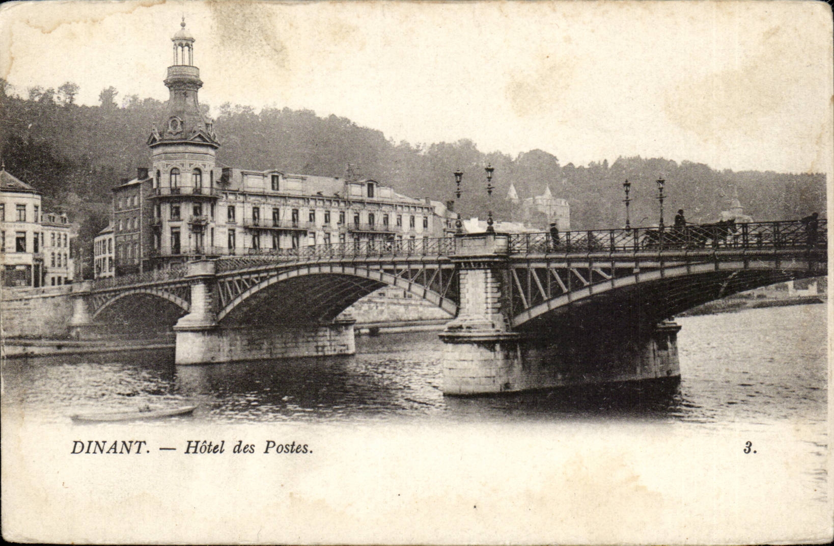 Belgie Belgium CPA Dining Post office building