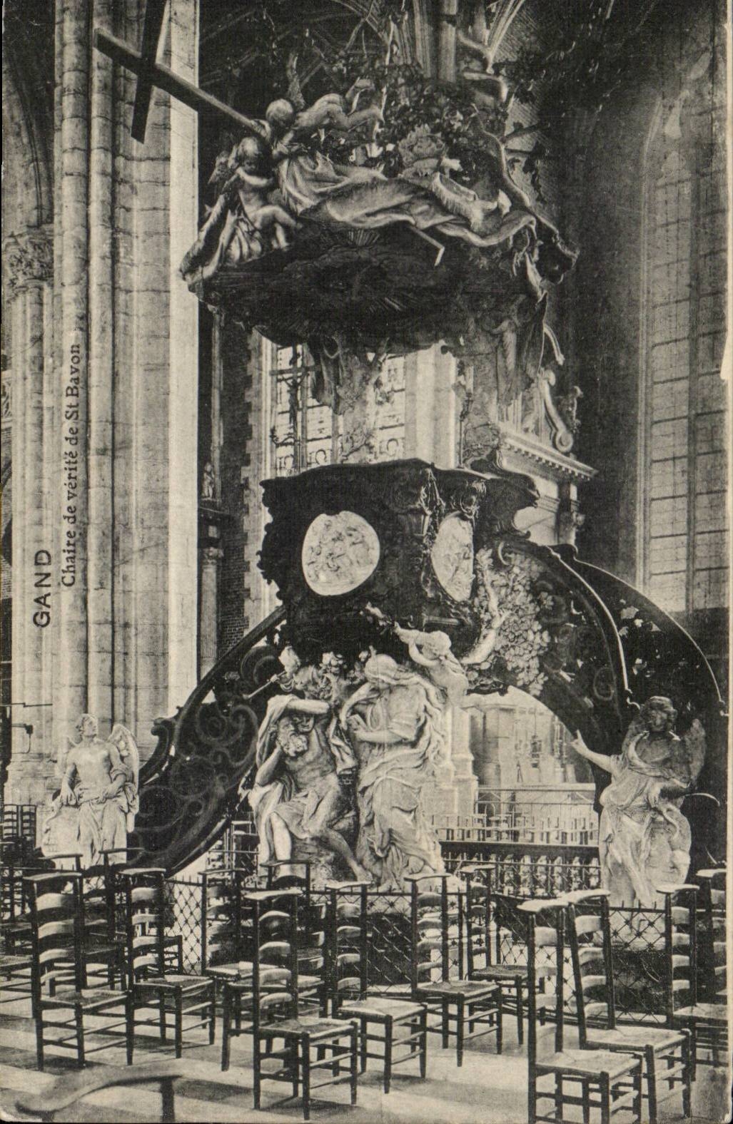 CPA Belgium Ghent Pulpit of truth of St Bayon