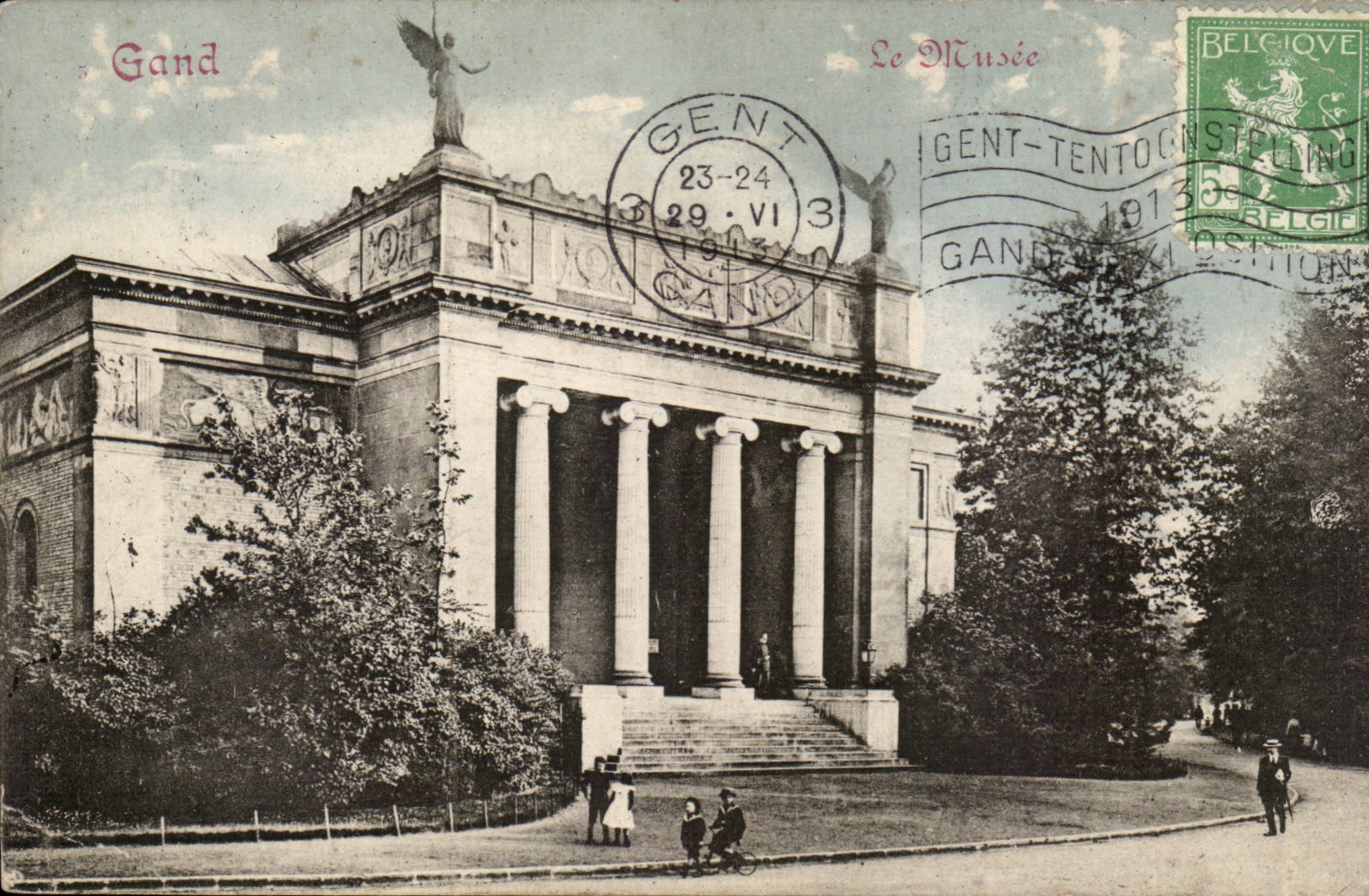 CPA Belgium Ghent the museum