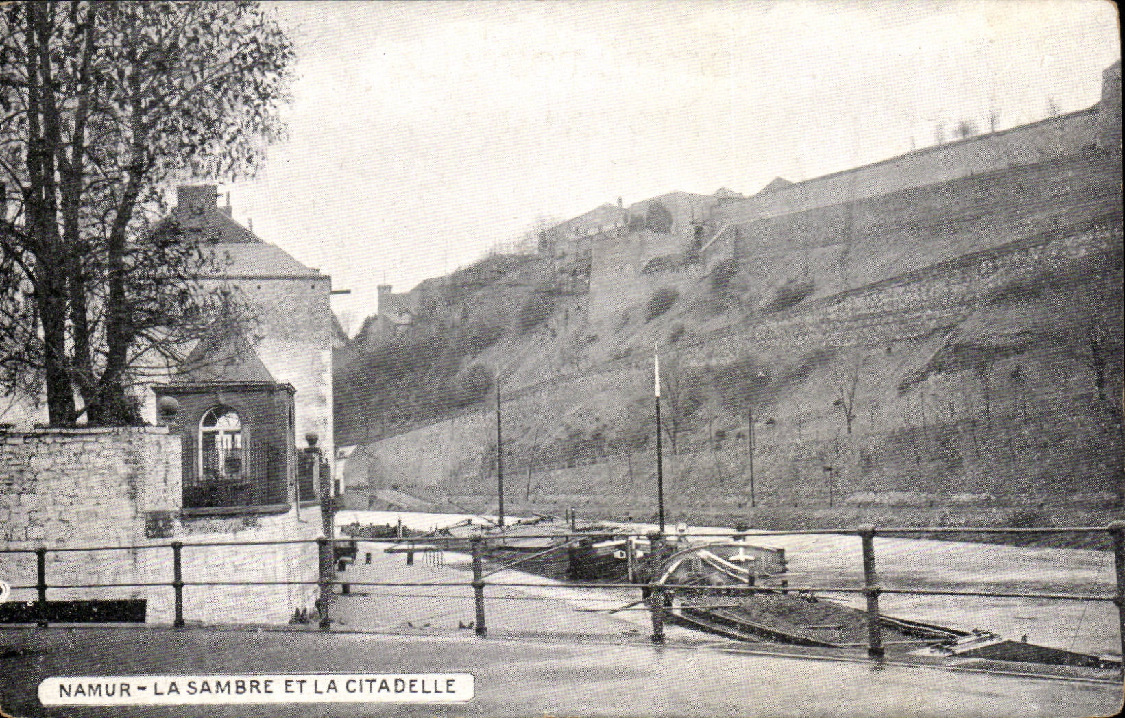 CPA Belgium Namur Sambre and the citadel
