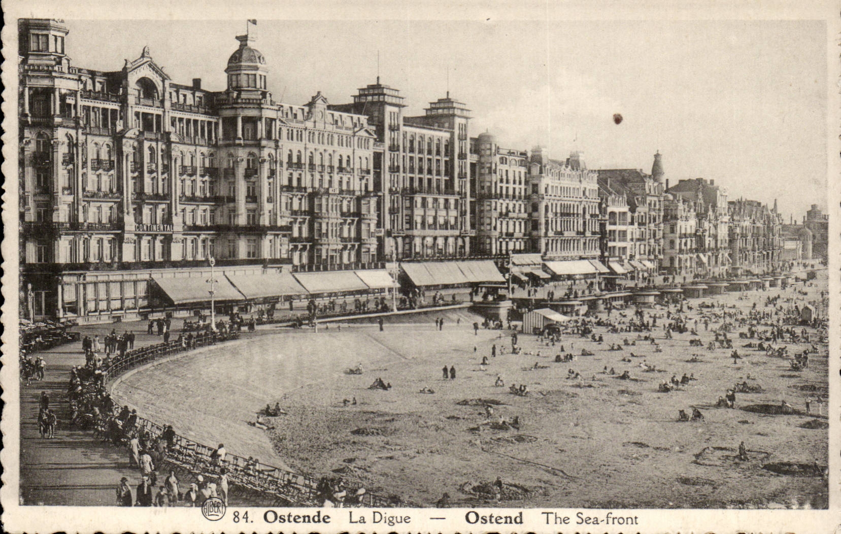 CPA Belgium Ostend the dam