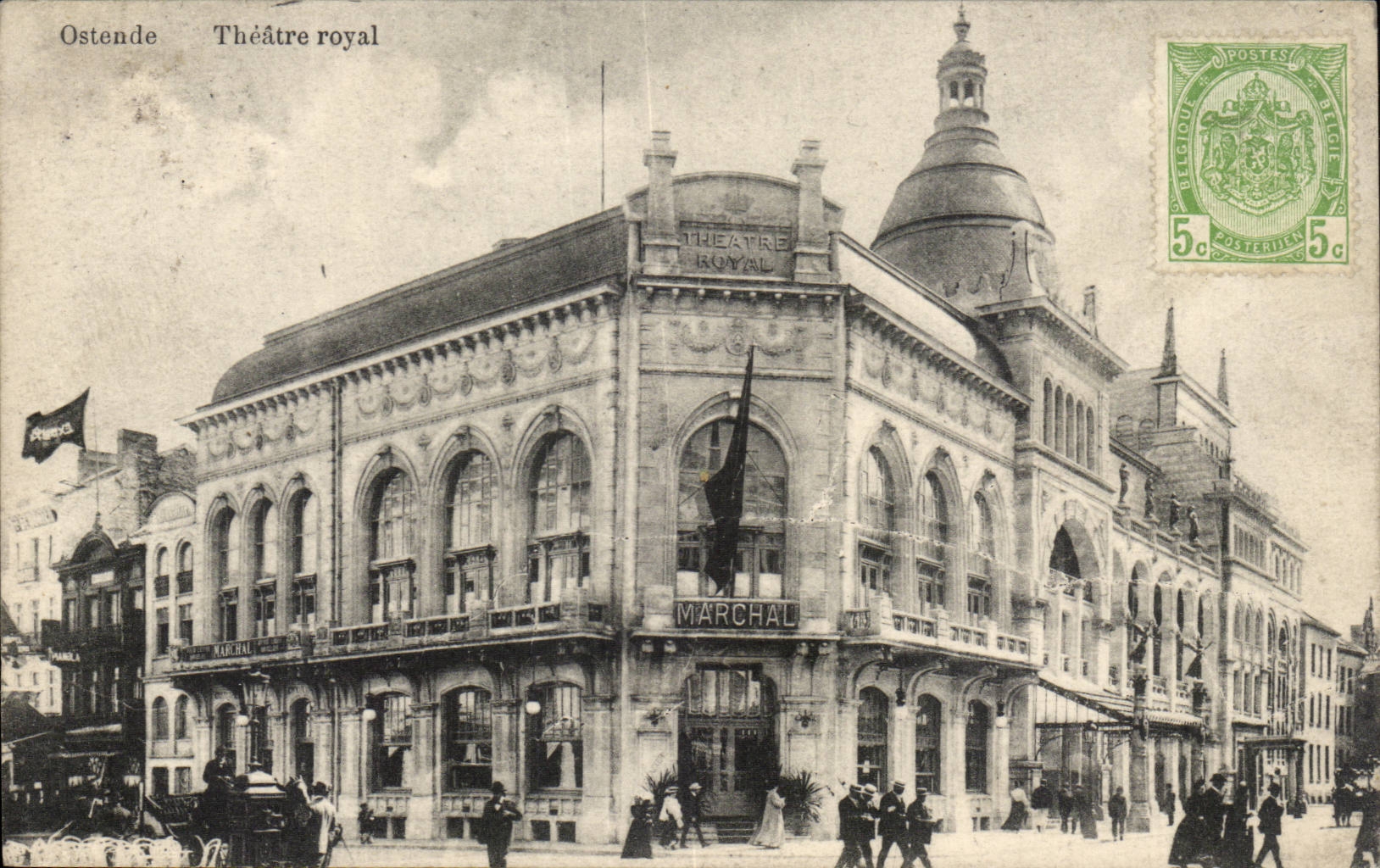 CPA Belgium Ostend Royal Theater