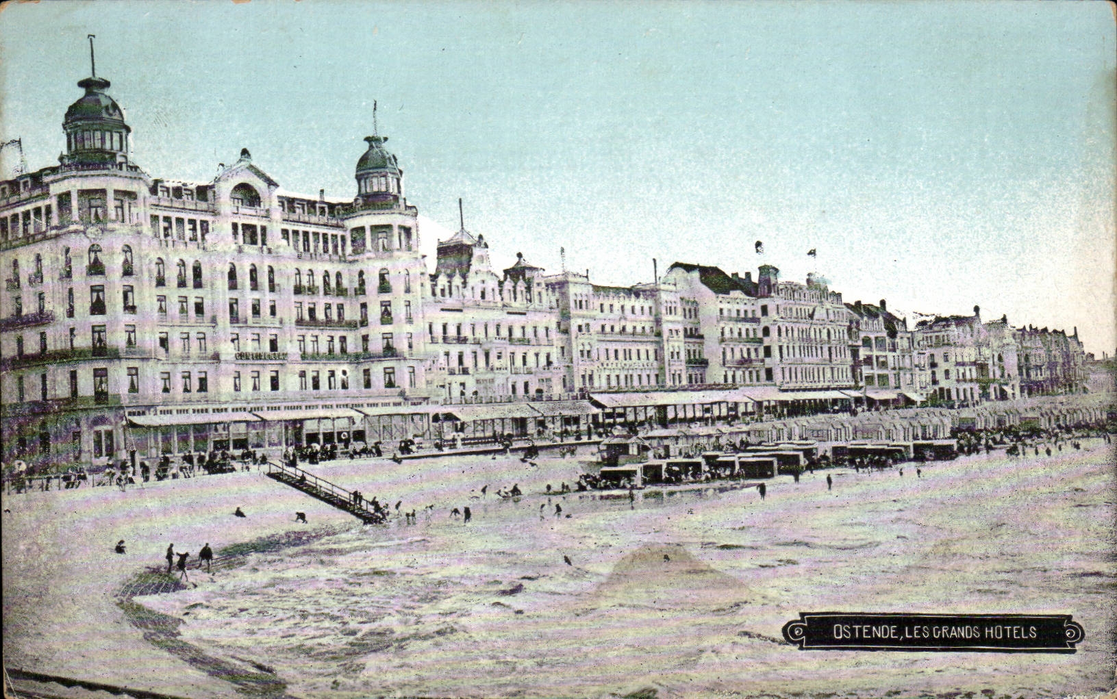 CPA Belgium Ostend large hotels