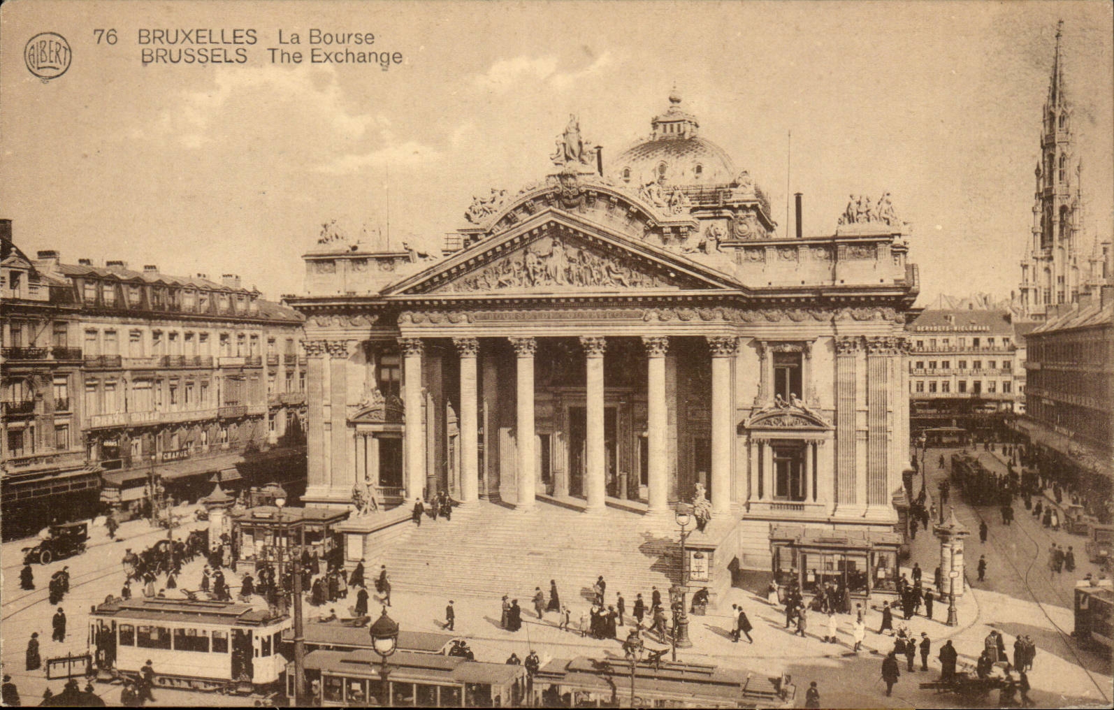 CPA Belgium Brussels the Stock Exchange