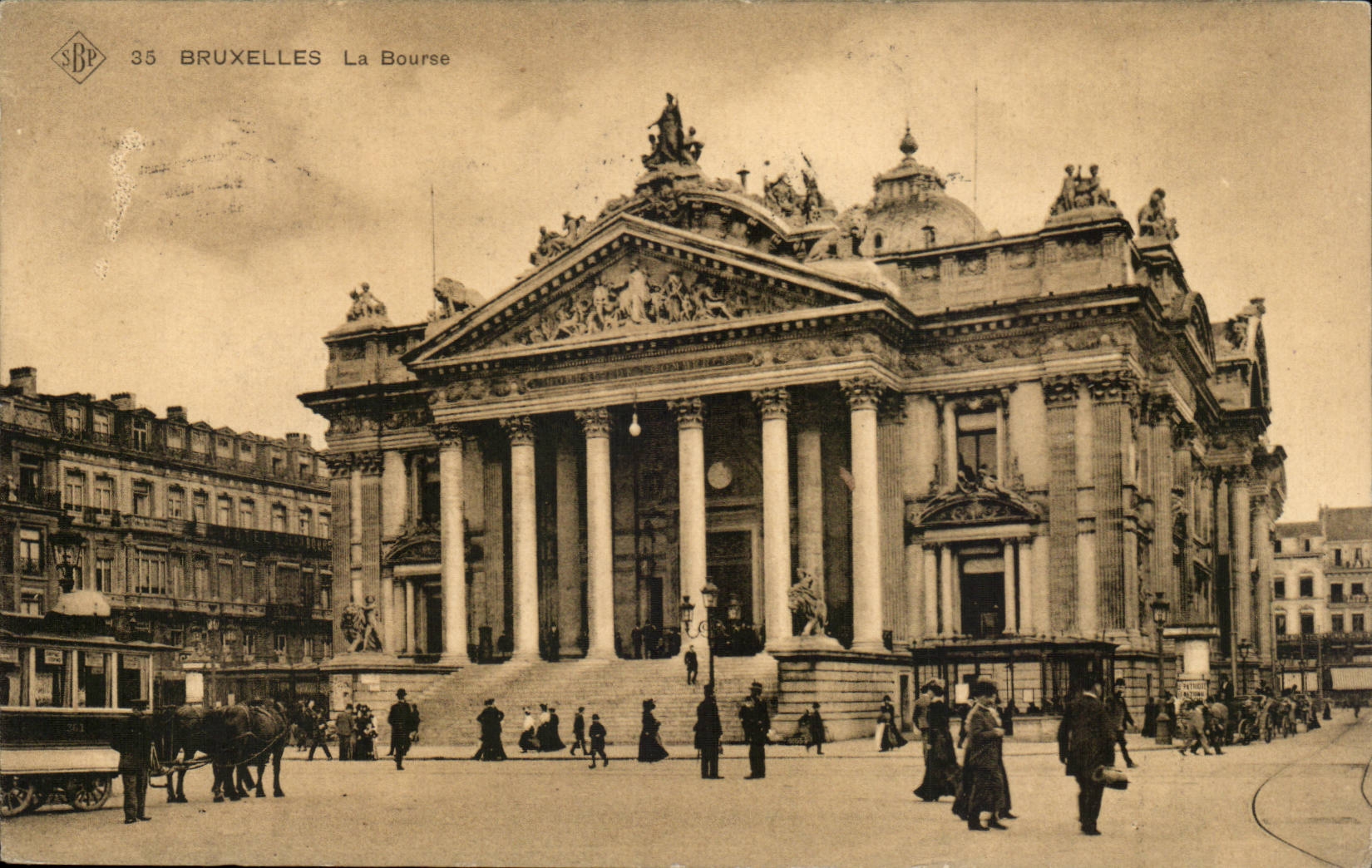 CPA Belgium Brussels the Stock Exchange