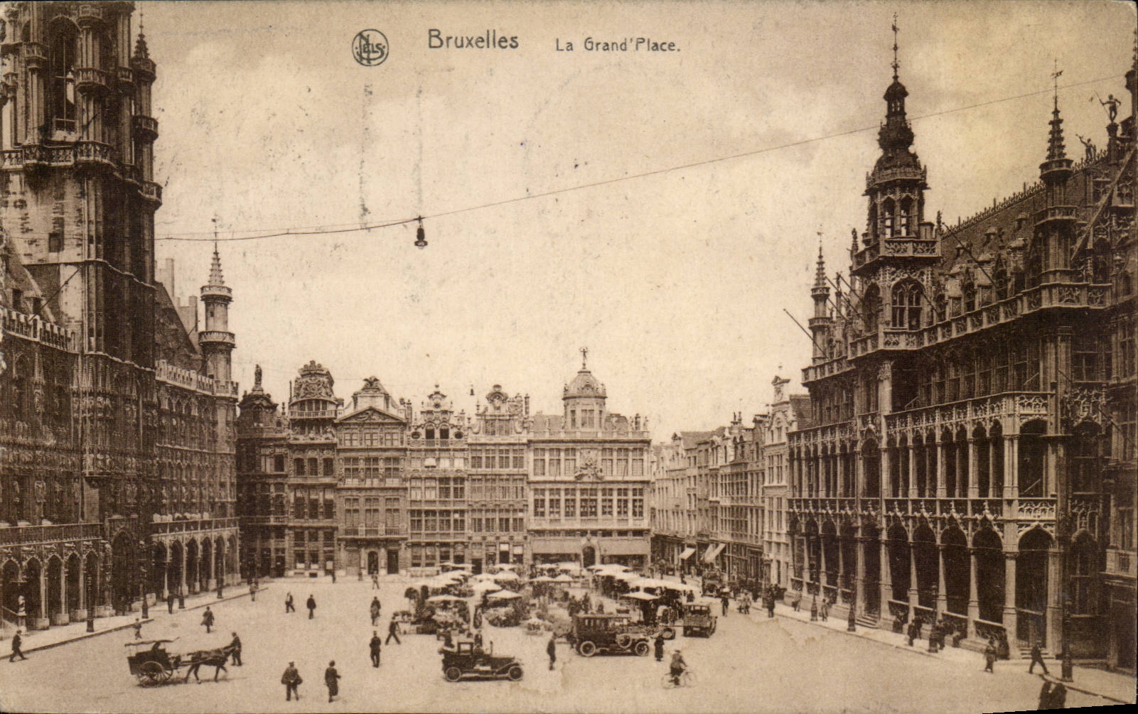 CPA Belgium Brussels the large one places