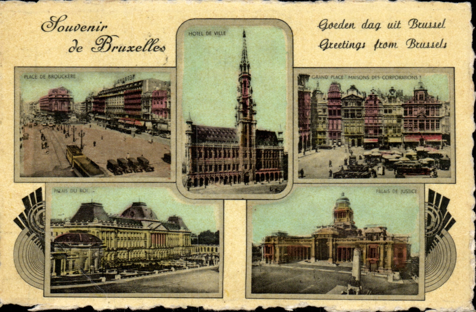 CPA Belgium Brussels Souvenir