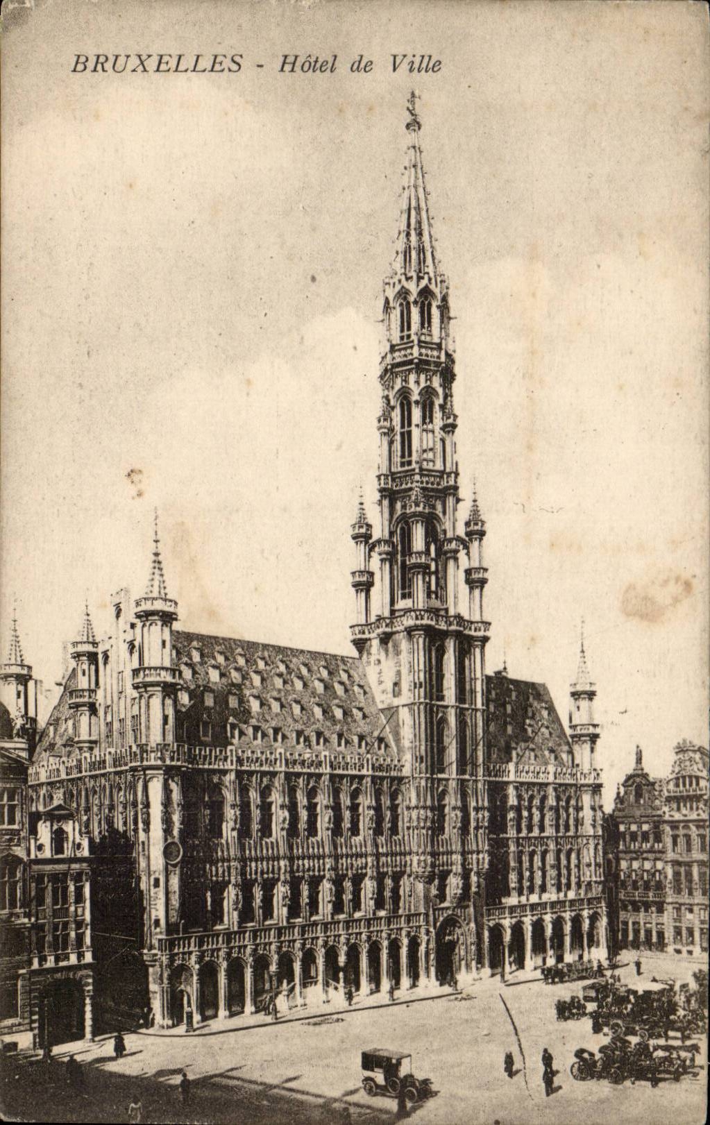CPA Belgium Brussels Town hall
