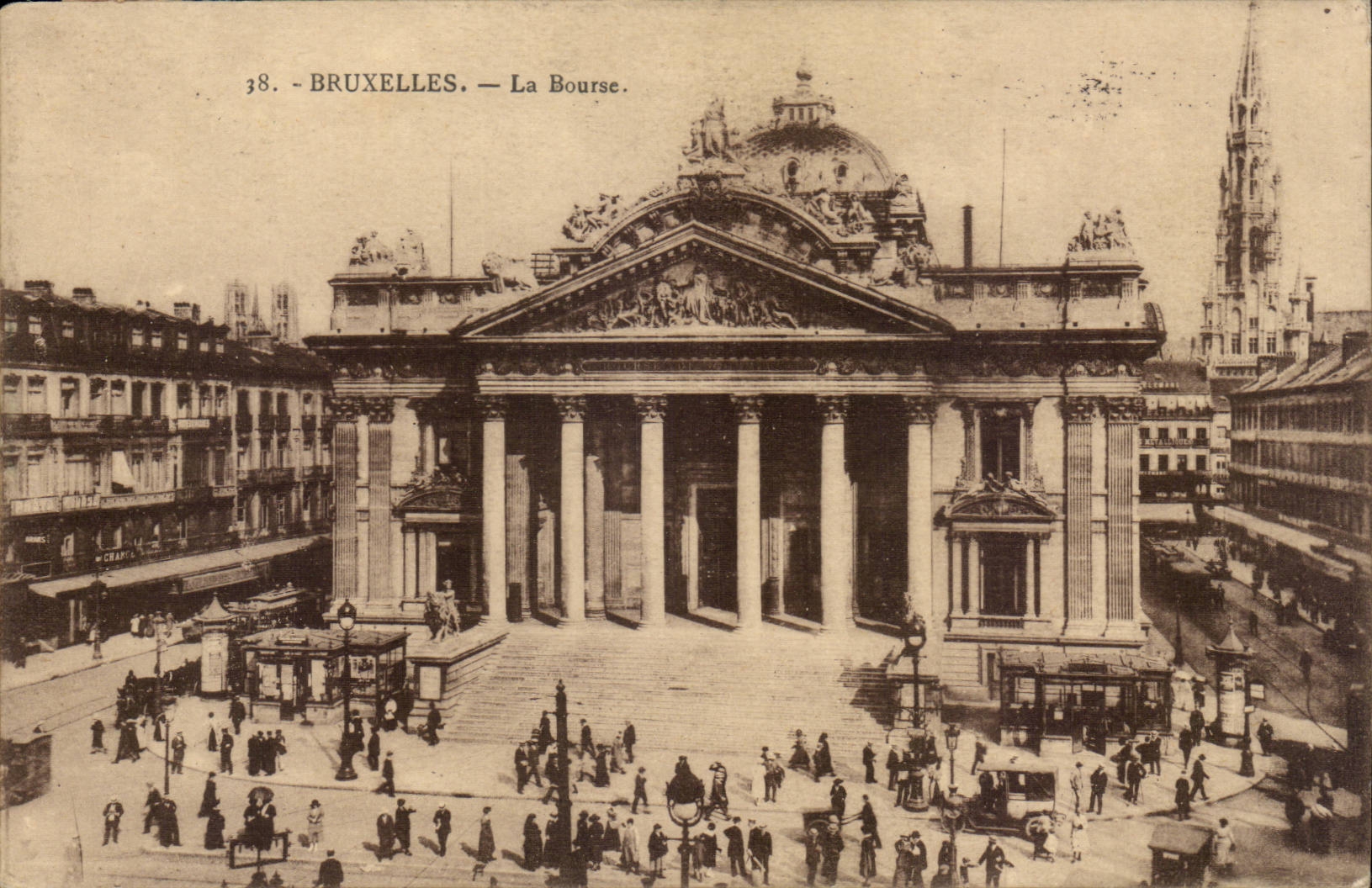 CPA Belgium Brussels the Stock Exchange