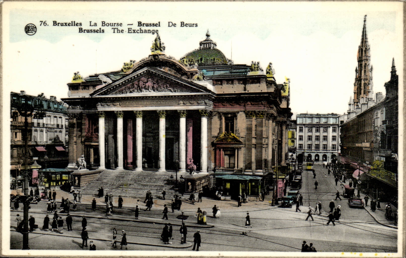 CPA Belgium Brussels the Stock Exchange