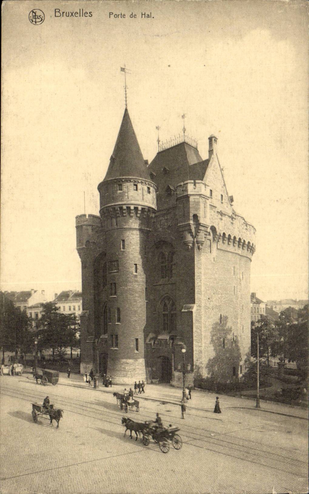 CPA Belgium Brussels Gate of Hall