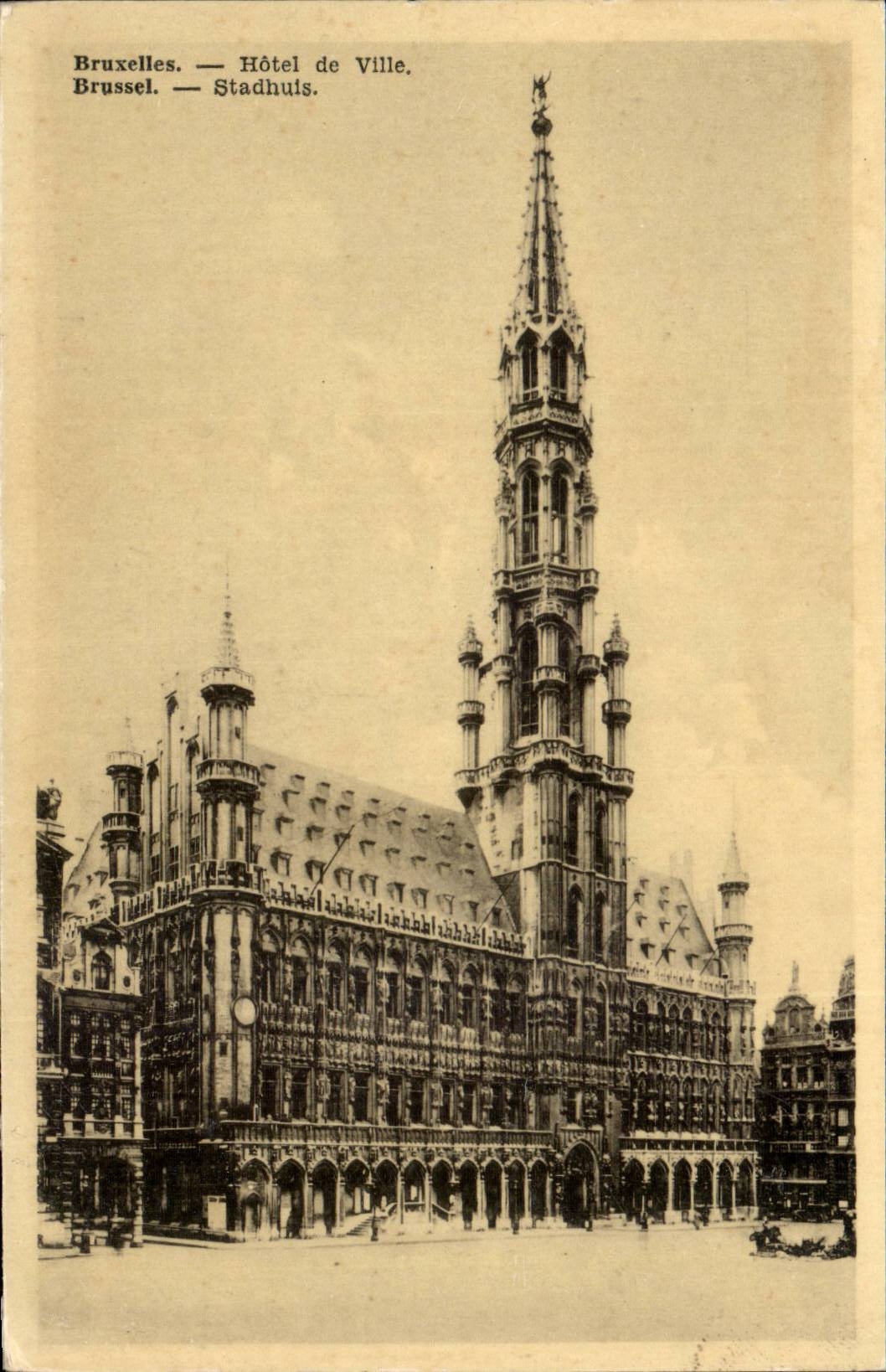 CPA Belgium Brussels Town hall