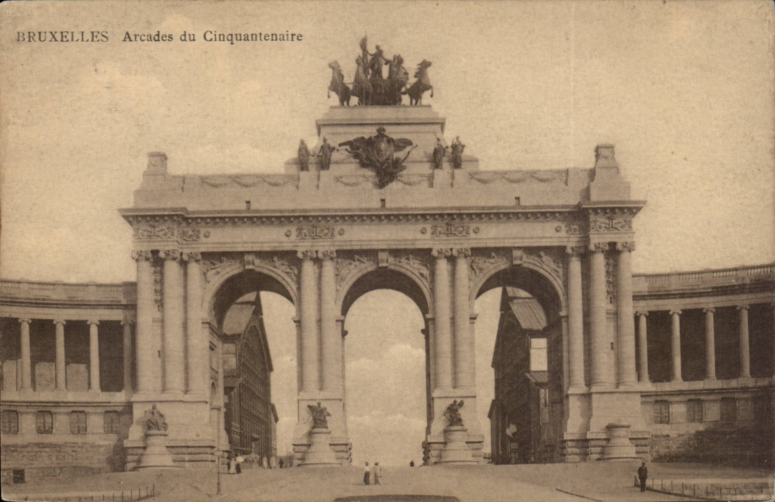 CPA Belgium Brussels Arcades of the fiftieth anniversary