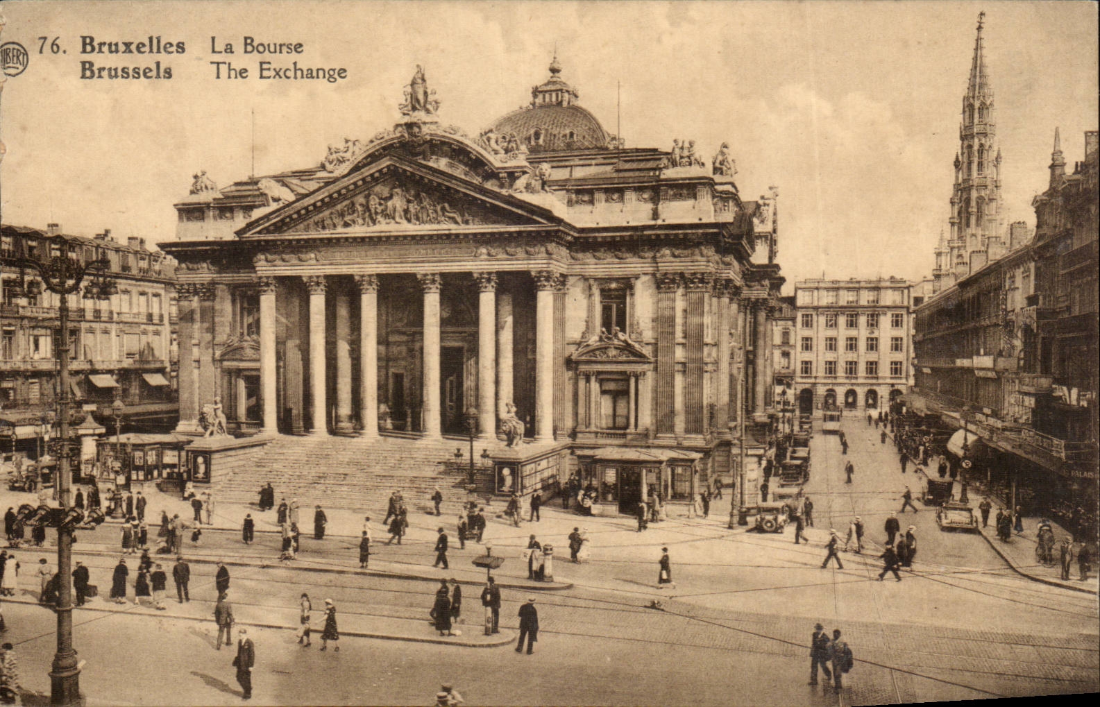 CPA Belgium Brussels the Stock Exchange