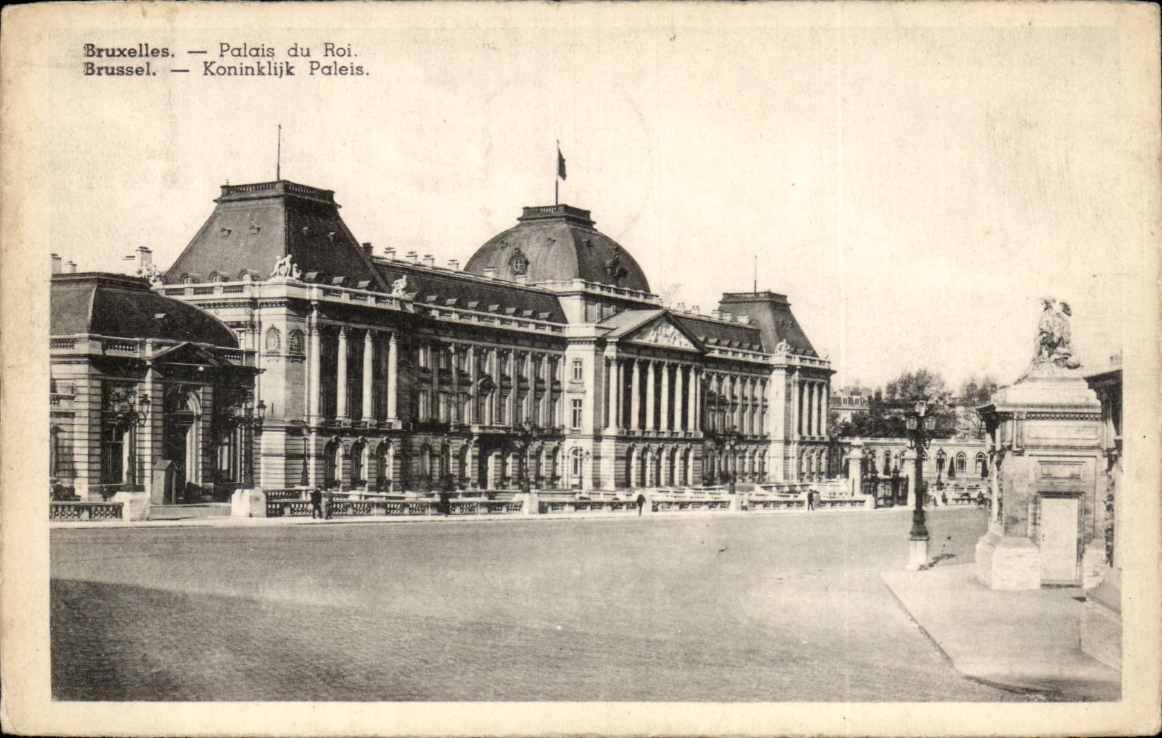 CPA Belgium Brussels Palate of the king