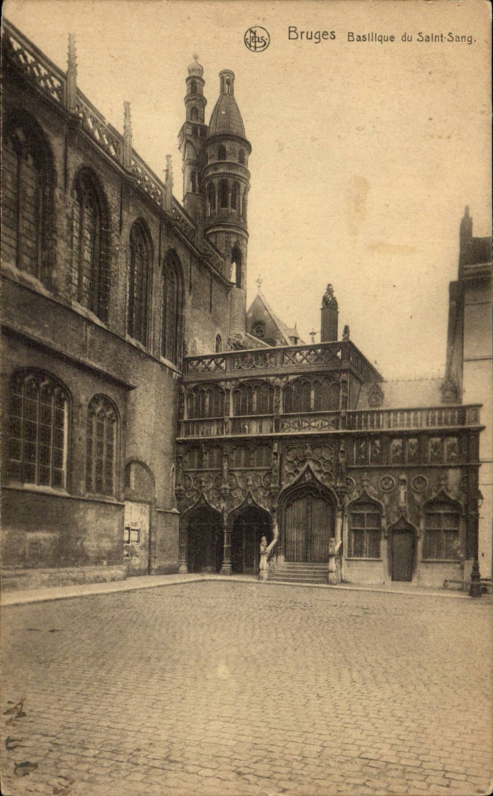 CPA Belgium Bruges Basilica of Saint Blood