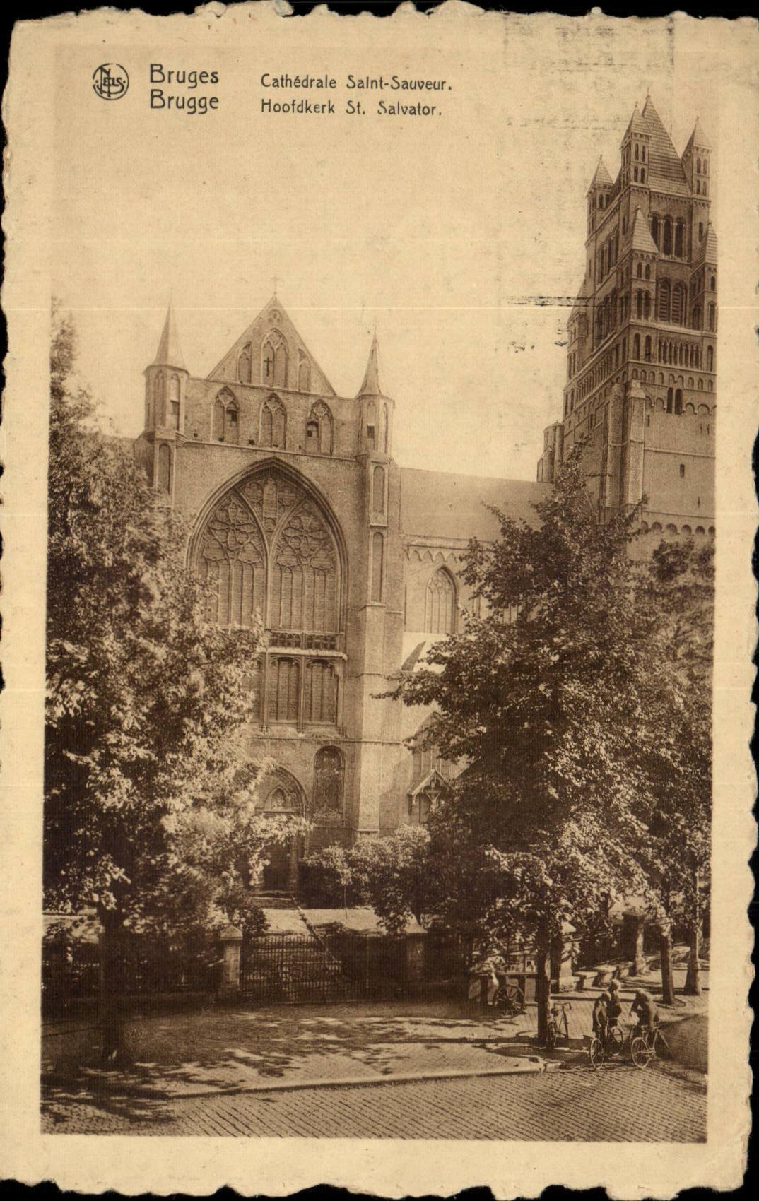 CPA Belgium Bruges Cathedral Saint Saver