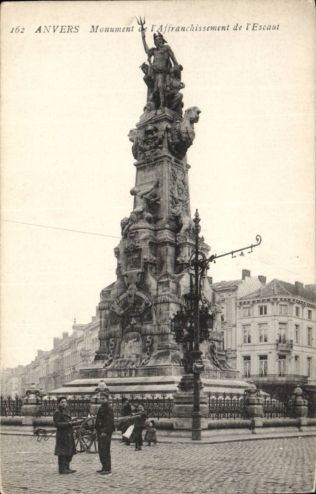 Belgien - Belgien - Belgien - Antwerpen - Antwerpen - Denkmal das Stempeln von der Schelde - CPA