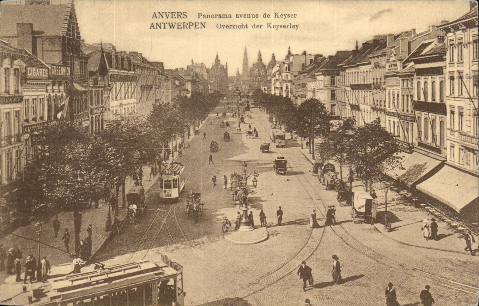 Belgien - Belgien - Belgien - Antwerpen - Antwerpen - Panorama-Allee von Keyser - CPA