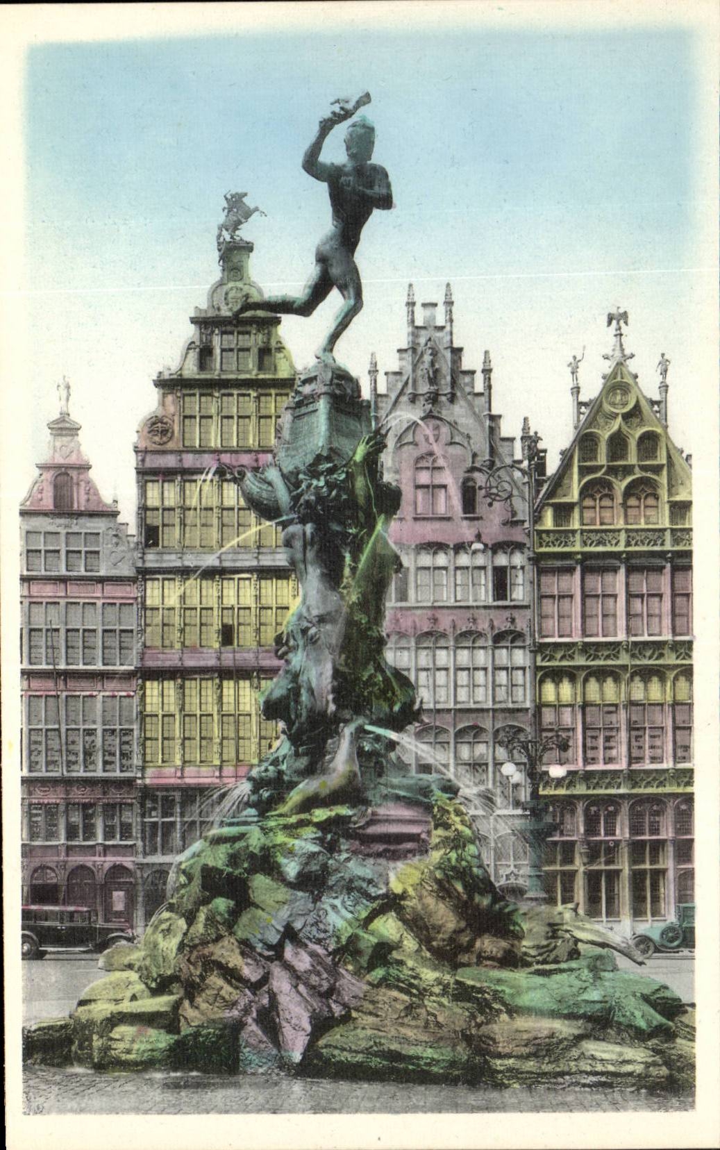 Belgien - Belgien - Belgien - Antwerpen - Antwerpen - Brabo Brunnen - CPA