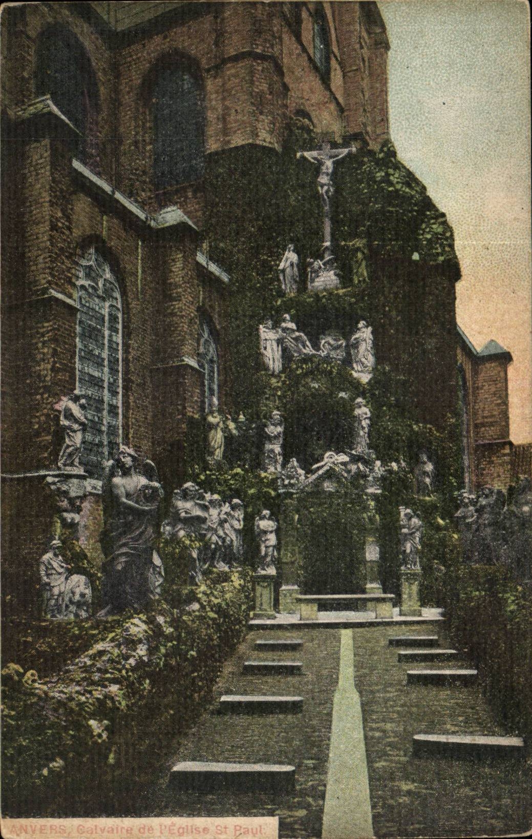 Belgien - Belgien - Belgien - Antwerpen - Antwerpen - Martyrium der Kirche-Str Paul - CPA